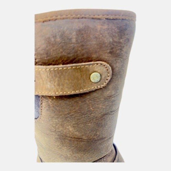 UGG Australia Sutter Boots Toast Brown Water Resistant Size 6 1005374 - Picture 4 of 7